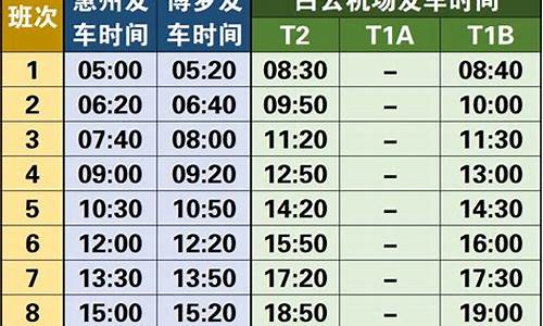 广州机场大巴运营时间查询_广州机场大巴路线时刻表及票价最新
