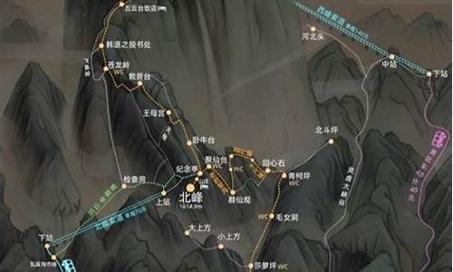 华山旅游攻略 线路图_华山旅游路线推荐自驾游攻略