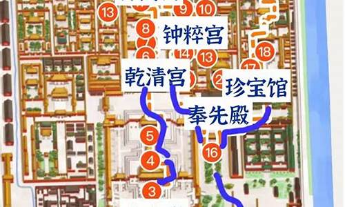 故宫旅游路线_故宫旅游路线图手绘小学生